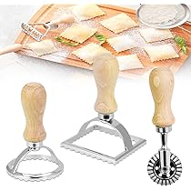 4 Pezzi Stampo Ravioli In Acciaio Inox - Tagliapasta Per Ravioli, Biscotti E Pasta Ripiena - Foto 7