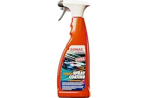 SONAX XTREME Sellador cerámico (750 ml) confiere a la pintura una barrera protectora contra la suciedad, los insectos y la sal de la carretera, facilitando el lavado del vehículo | N.° 02574000-544