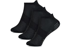 SOCKSVILLE Girls 3/6 Pairs Trainer Cotton Grip Socks | Black/Pink/Purple/Teal | Arch & Heel Tab Support | Sports | Breathable, Lightweight, Comfortable | Athletic, PE, Exercise, School | 6-8.5, 9-12, 12.5-3.5