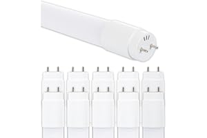 CLAR - Tubo Fluorescente LED 150cm T8 24W, Tubos 150cm, Tubo de Luz, 24W Blanco Frío 6500ºk (Pack 10)