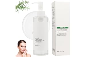 CAPGOOST Olio per il controllo dei pori, 200 ml, olio per la pulizia dei punti neri, rimozione del trucco, detergente coreano, detergente viso anti-pori, pulizia profonda del viso