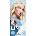 Live Schwarzkopf LIVE Powder Bleach Bold Blonde Permanent Hair Dye, Lifts Up to 9 Levels, Plex Technology, 00P, 157.0 gram