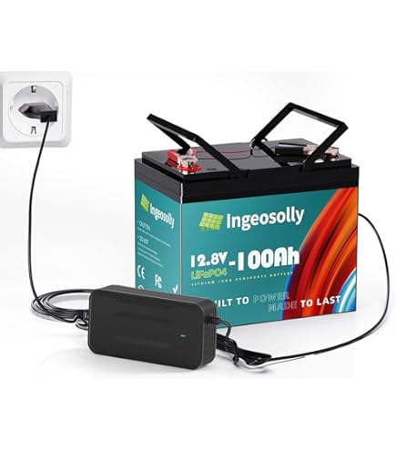 Batterie Portable Kanavano LifePo4 12V 280Ah - Bluetooth BMS, USB-C - Camping, Marine, VR - 3584WH