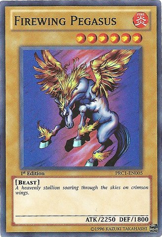 Yu-Gi-Oh! - Firewing Pegasus (PRC1-EN005) - 2012 Premium Tin - 1st Edition - ...