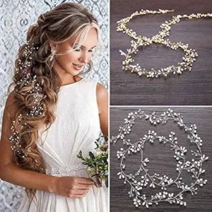 BRUSHFINCH Hair Band for Girls and Women, Yellow Gold