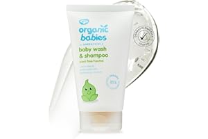 Green People Organic Babies - Baby Wash & Shampoo - Fragrance-Free - Vegan, Organic & Cruelty Free, 150ml