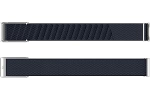 WHOOP SuperKnit Luxe – Compatible with One and Peak – Comfortable, Durable, Performance Accessory for Health & Fitness Wearable – Premium Metals – 24/7 Activity, Sleep, Recovery Tracker, Midnight