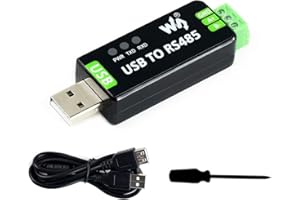 IBEST Waveshare Industrial USB to RS485 Converter with original FT232RL 300-921600bps Baudrate Built-in Embedded Protection Circuits,Resettable fuse, ESD protection, TVS diode