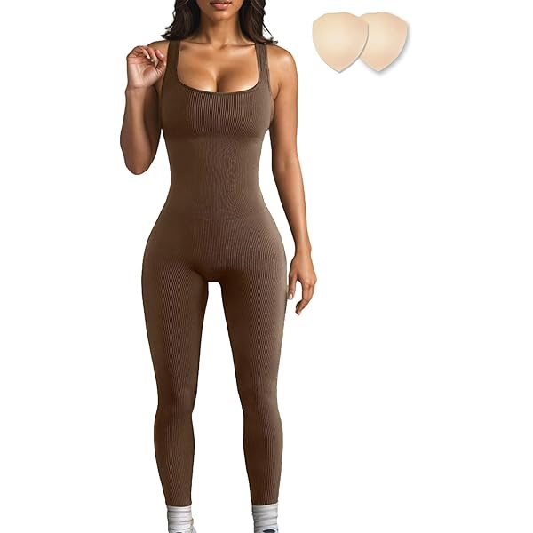 Tuta Intera Donna Senza Maniche, Schiena Scoperta: Bodycon Sexy Per Yoga E Palestra, Taglio Bootcut - 2