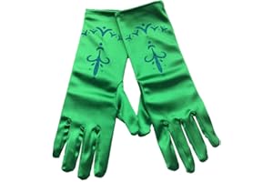 LITTLE-PEACH L-Peach Guantes de Princesa de Cumpleaños Halloween Fiesta Carnaval Cosplay para Niñas 3-10 años