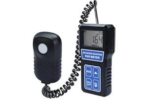 GAIN EXPRESS Quantum PAR Meter Photo Synthetically Active Radiation PPFD Tester Indoor and Outdoor Plants Measure 400 to 700 nanometers Wavelength
