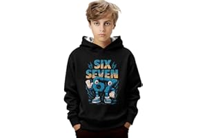 GENERIC 67 Kid Christmas Hoodie 6 7 Meme Jumper Six Seven Long Sleeve Pullover Sweatshirt Girls Boys Hoodies Xmas Jumpers For Kids