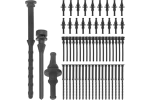 Xiatiaosann PC Fan Rubber Mounts - Noise Reducing Silicone Anti-Vibration Screws for Computer Cooling, CPU, Case Fans - 60 PCS