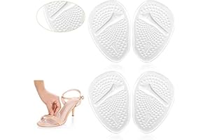 Poduszka pod stopę, Doact żelowe wkładki dla kobiet i mężczyzn, podkładka na śródstopie, na imprezę, stopy, wsparcie stóp, ulga w bólu, samoprzylepne, buty do butów na wysokim obcasie, 2 pary