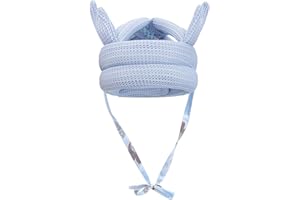 TINAYAUE Baby Schutzkappe Babyhelm Kleinkind-Kopfschutz zum Krabbeln Verstellbarer, atmungsaktiver Schutzhelm Anti-Drop Anti-Kollision Schutzhut Lauf-Baby-Helm für Junge Mädchen lernen laufen