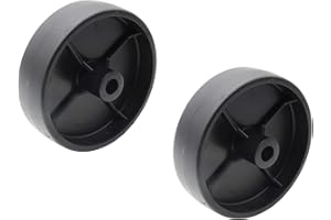 SECURA 2x Roue d'appui (plate) compatible avec MTD 96 13H2765F600 Tracteur de pelouse