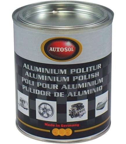 Micro-Pasta Lucidante Per Cromature E Cerchi Custom Polish – 400g Con Tampone Conico – Per Metalli (Acciaio, Alluminio, Rame, Ottone) - 4