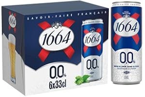 1664 Bière Blonde Sans Alcool 6x33cl