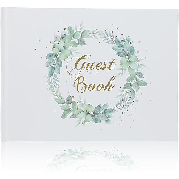 Libro degli ospiti per matrimonio, copertina rigida, senza