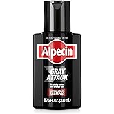 Alpecin Grey Attack Koffein & Farbe Shampoo für Männer 1x 200ml | Allmählich dunkleres und volleres Haar | Natürlich aussehen