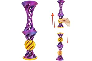 TEARMIER Spiral Fidget Toy, Impossible Cone,Spiral Cone Fidget Toy,Cone Fidget Toy, Pyramid Passthrough Sculpture,3D Printed Spiral Cone,Desk Toy,Mini Cone Funny Desktop Decoration for Home Office Desk