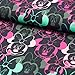 Produktbild Stoff Baumwolljersey Disney Minnie Mouse dunkelblau pink mint 50cm x 160cm Kinderstoff zum nähen Meterware