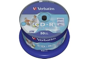 Verbatim 43438 DataLife Tryckbara CD-R, 50 Stycken