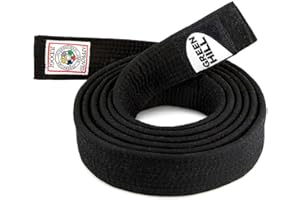 GREEN HILL Cintura Nera Omologata IJF Approved Judo GI Belt