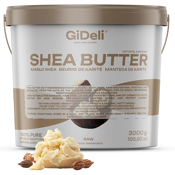 Sheabutter 100% Rein & Unraffiniert – 1000 G Für Haut, Haare & DIY-Kosmetik