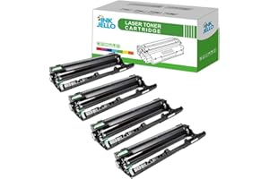 InkJello Compatible Drum Unit Replacement for Brother DCP-9015CDW 9020CDW HL-3140CW 3150CDW 3170CDW MFC-9140CDN 9330CDW 9340CDW DR-241CL (Black/Cyan/Magenta/Yellow, 4-Pack)
