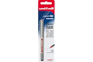 ‎MITSUBISHI uni-ball 148198 - Tintenroller uni-ball Eye UB-157, fine, 0,4 mm, Blisterkarte, rot, 1 Stück