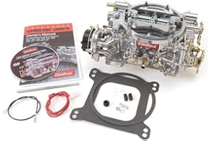 Edelbrock 1406 Performer 600 CFM Square Bore 4-Barrel Air Valve Secondary Electric Choke Carburetor
