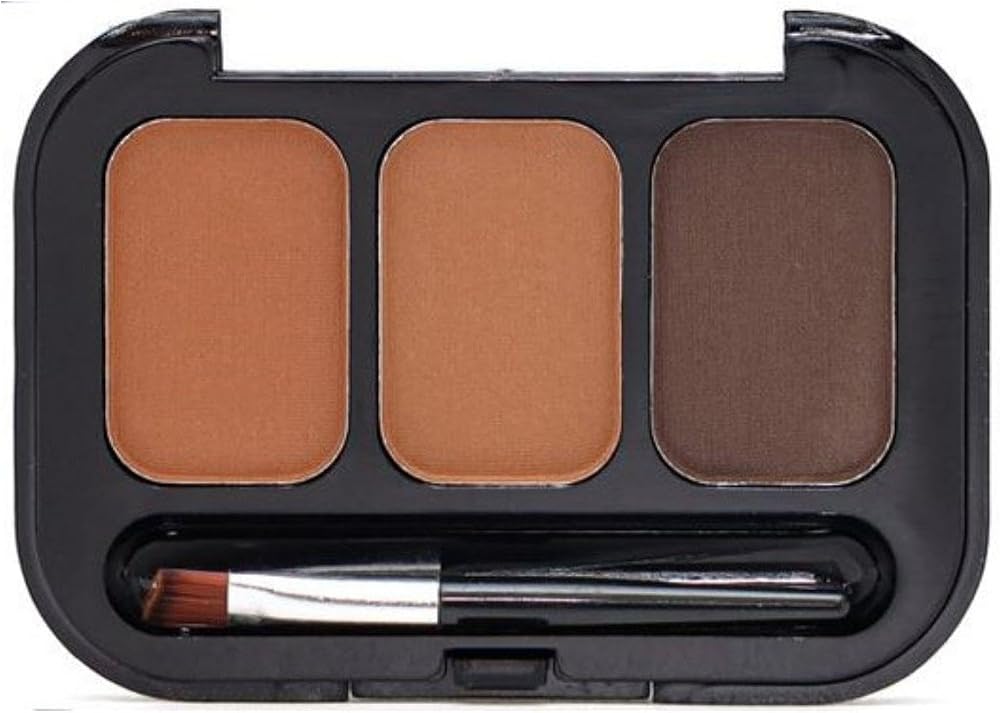 3B Trend Rose Perfect Brows 3'lü Kaş Farı Paleti No:1-24 Saat Kalıcı Fırçalı Kaş Şekillendirme Seti