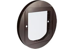 Sureflap Sure Petcare Adaptador de Montaje para Puerta de Mascotas, Utilizado con Solapa de Microchip Sure Petcare Solapa de Microchip DualScan, se instala en Puertas y Ventanas