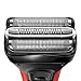Braun Series 3 ProSkin 3030s Electric Shaver for Men/Rechargeable Electric Razor - Red