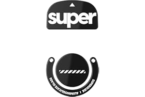 PULSAR GAMING GEARS Superglide2 - nowa powierzchnia o kontrolowanej prędkości, najszybsza i najgładsza podkładka pod mysz wykonana z ultra mocnego szkła, gładka i trwała podeszwa do Logitech G Pro X Superlight [czarne]
