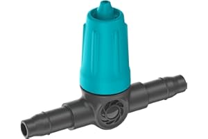 Gardena Micro-Drip-System regulierbarer Reihentropfer 0 bis 15 l/h: Tropfer für Bewässerungssysteme, für Pflanzen mit unterschiedlichem Wasserbedarf, einfache Verbindungstechnik (13315-20)