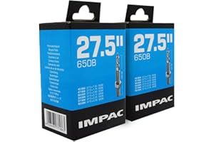 Impac 2pk Cycle Tubes 27.5" (650b) Presta Valve 27.5 x 1.50-2.35/40-584 - 60-584 for Mountain bikes