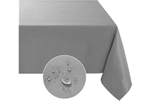 Softalker Tovaglia Tonda 160 cm Diametro Tovaglie Antimacchia Tovaglia Bianco 4-6 Posti Decorativa per Soggiorno, Cucina, Sala da Pranzo (1 Pezzo, 210 GSM, Resistente, Lavabile, Non Sbiadisce)