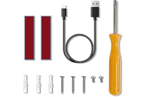 XTU Kit de vis de sécurité et Tournevis pour Sonnette sans Fil avec Caméra J1/J7