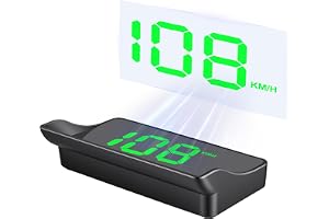 Linkstyle Head Up Display för Bil, GPS Digitalt Hastighetsmätare för Bil, LED-indikator KMH, USB Plug and Play för Husvagn, L