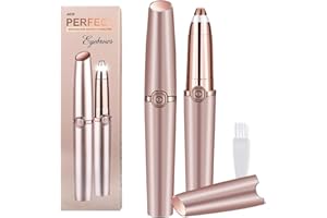 SHUBEIEUMI Augenbrauen Trimmer Damen Elektrisch Augenbrauenrasierer, Schmerzfreie Augenbrauen Trimmer Frauen für Körper Gesichtshaare Lippen Kinn, Gesichtshaarentferner für frauen