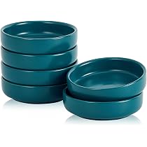 Gaolinci Set 4 Piattini In Ceramica A Forma Di Loto 10cm – Per Salse, Wasabi, Spezie, Contorni, Regalo