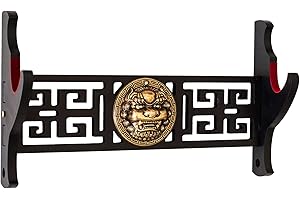 FOXSMZZ Criaturas legendarias Espada Soporte de pared Espada Acolchado Terciopelo Exhibición Soporte Acolchado Katana (1-Tier)