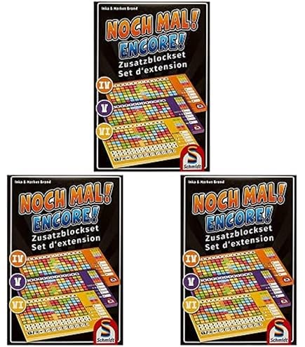 Schmidt Spiele 49345 - Blocchi aggiuntivi confezione da 3 pezzi