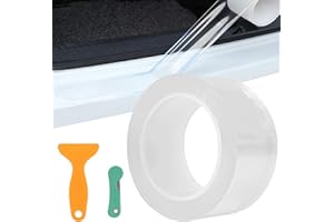 Leiptes Pellicole Protettive per Vernici Auto Adesiva Trasparente Pellicola Adhesiva per Auto Pellicola Protettiva Autoadesiva per Auto Carbonio, Strisce in Fibra per Auto Moto e Bici 5cm x 10m