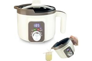 LINGQIAN Digital Wax Melting Pot with Temperature Display,Smart Electric Wax Melter for Candle Making, Non-Stick & Easy Clean,Candle Making Jag Perfect for DIY Crafts(UK Plug)