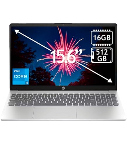 HP Laptop 15, Intel Core i5-1334U-13th Gen, (16GB DDR4,512GB SSD