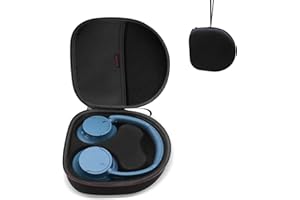 YIEJOYA Custodia per cuffie Sony WH-CH710 WH-CH720N JBL Tune 720BT 710BT con cancellazione del rumore, senza fili, borsa da viaggio con scomparto interno rimovibile, colore: nero