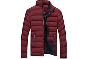 NUSGEAR 2023 Abrigo Hombre otoño Invierno Chaqueta Casual Algodón Moda Chaqueta Gruesa Cuello de pie Caliente Informal Cazadora cremallera Outwear Deportivo Tops Parka Cálido Jacket plumas Talla grande